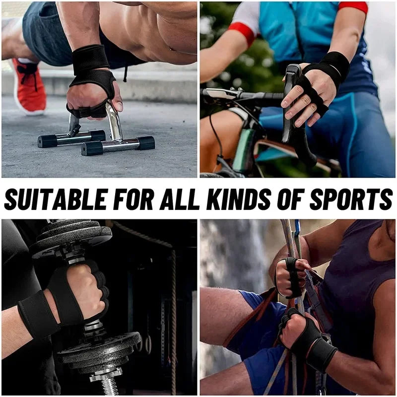 Half-Finger Weightlifting Gloves for Gym and Cycling