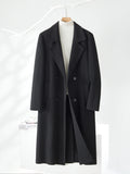 Jueqi Double-sided Wool Coat Men's Business Woolen Coat Mid-length Autumn and Winter New Woolen Coat