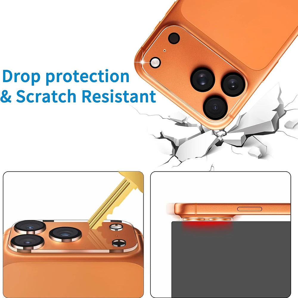 4PCS HD Back Camera Tempered Glass For iPhone 18 17 16 15 14 13 12 11 Pro Max Plus Camera Lens Protector Anti-scratch Glass Film