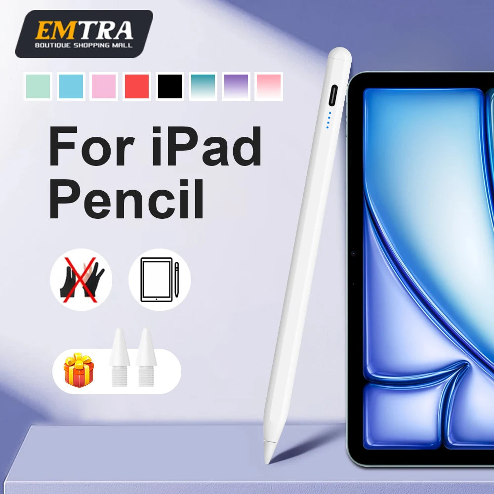 For Apple Pencil 2 Palm Rejection Power Display iPad Accessories iPad A16 Air 11 5 4 Pro11th 13 12.9 M2 M3 M4 Mini 7  Stylus Pen