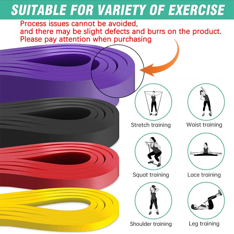 Natural Latex Resistance Band for Strength Training