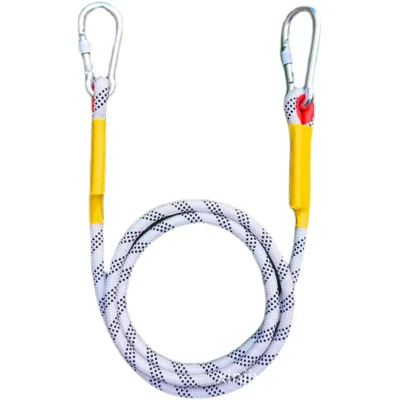 16mmX2m Outdoor Safety Rope High Altitude Work Insurance Rope Car Trailer Rescue Rope for Climbing Extension