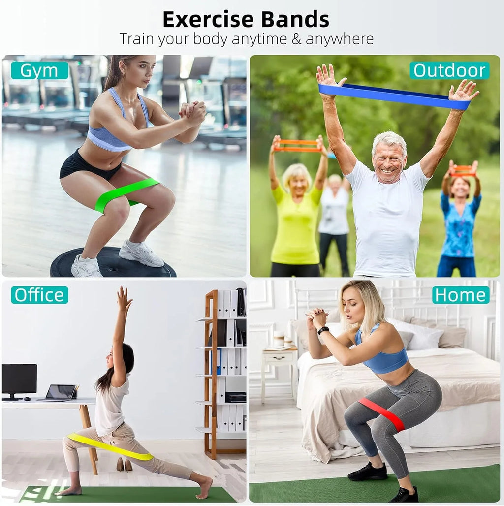 TPE Loop Resistance Band Set for Yoga and Training