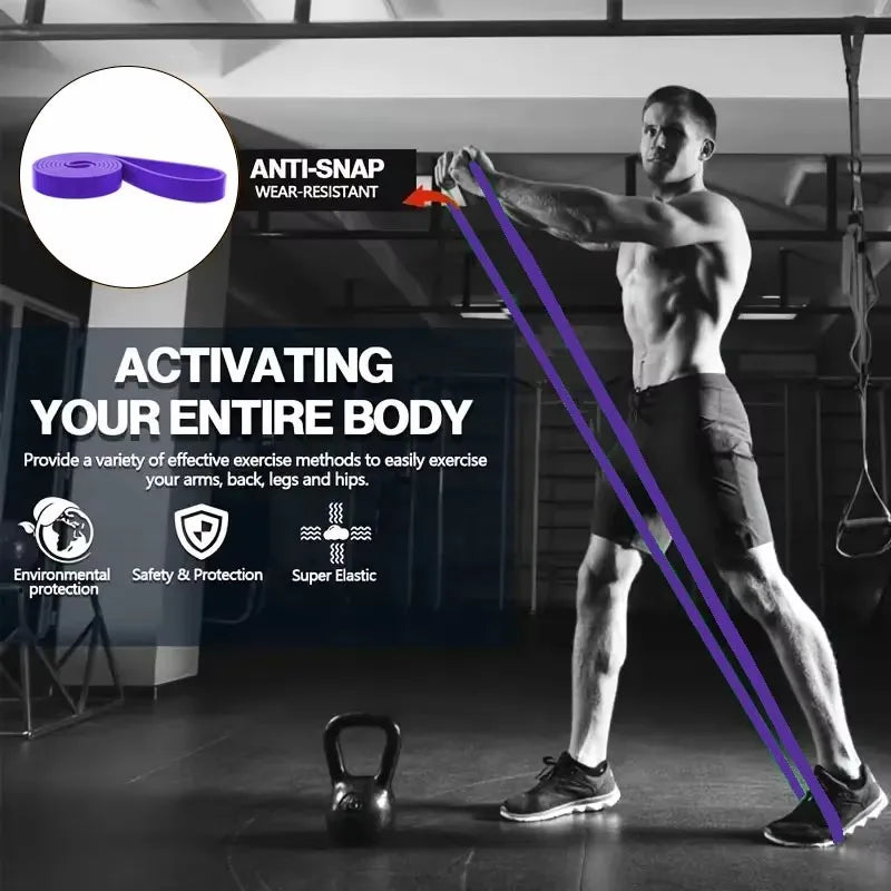 Set da quattro bande elastiche per allenamento