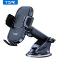 Support de téléphone pour voiture TOPK pour iPhone[Ventouse puissante] Support de téléphone pour tableau de bord d’automobile Accessoires auto pour smartphone