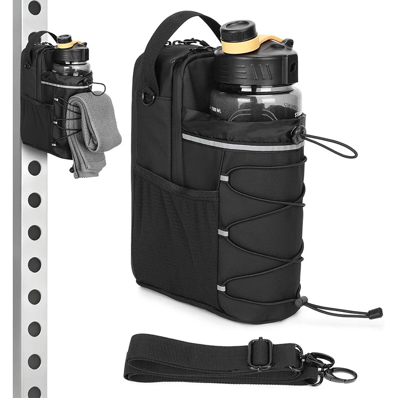 Magnetic Crossbody Water Bottle Holder for Fitness and Running