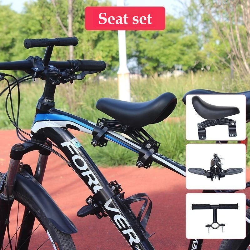Asientos para bicicleta con manillares y pedales para niños Asiento infantil para bicicleta orientado hacia adelante Almohadilla de seguridad