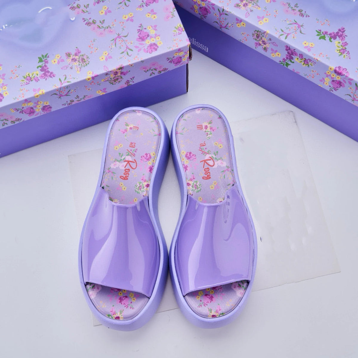 Mini Melissa Sandal Summe Women Slippers Wedges Platform Beach Flip Flops Trend High Heels Ladies Shoes Pumps Thick Slides Mujer