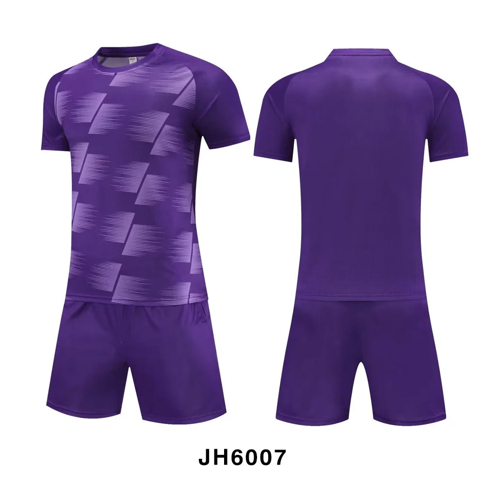 Adult Football Jersey Uniform Soccer Customize Men Kit Sports Clothes Women Futsal Sportswear Training Tracksuit Suit Clothing