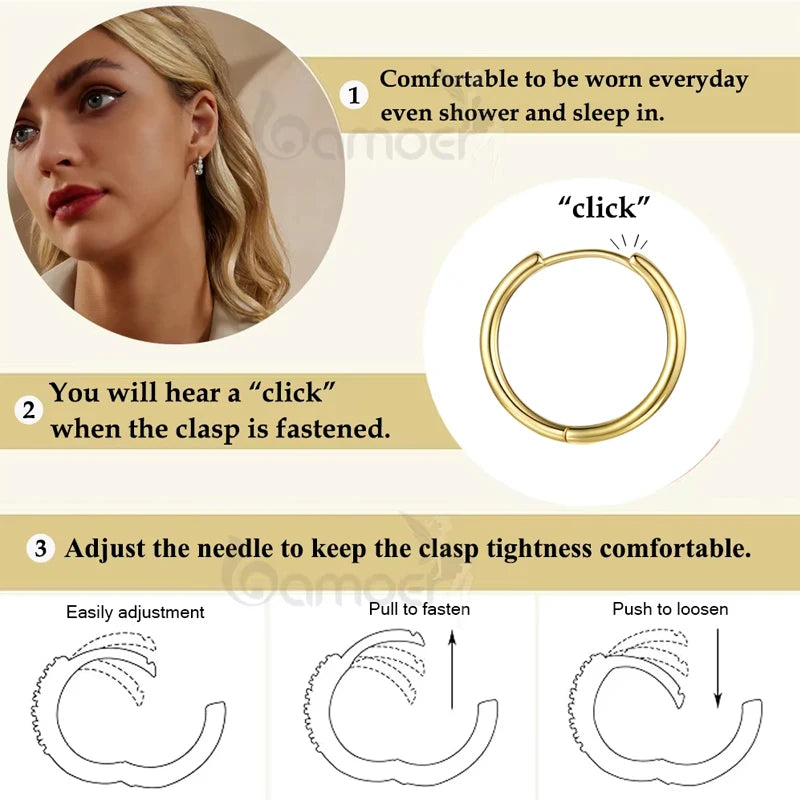 Hoop earrings