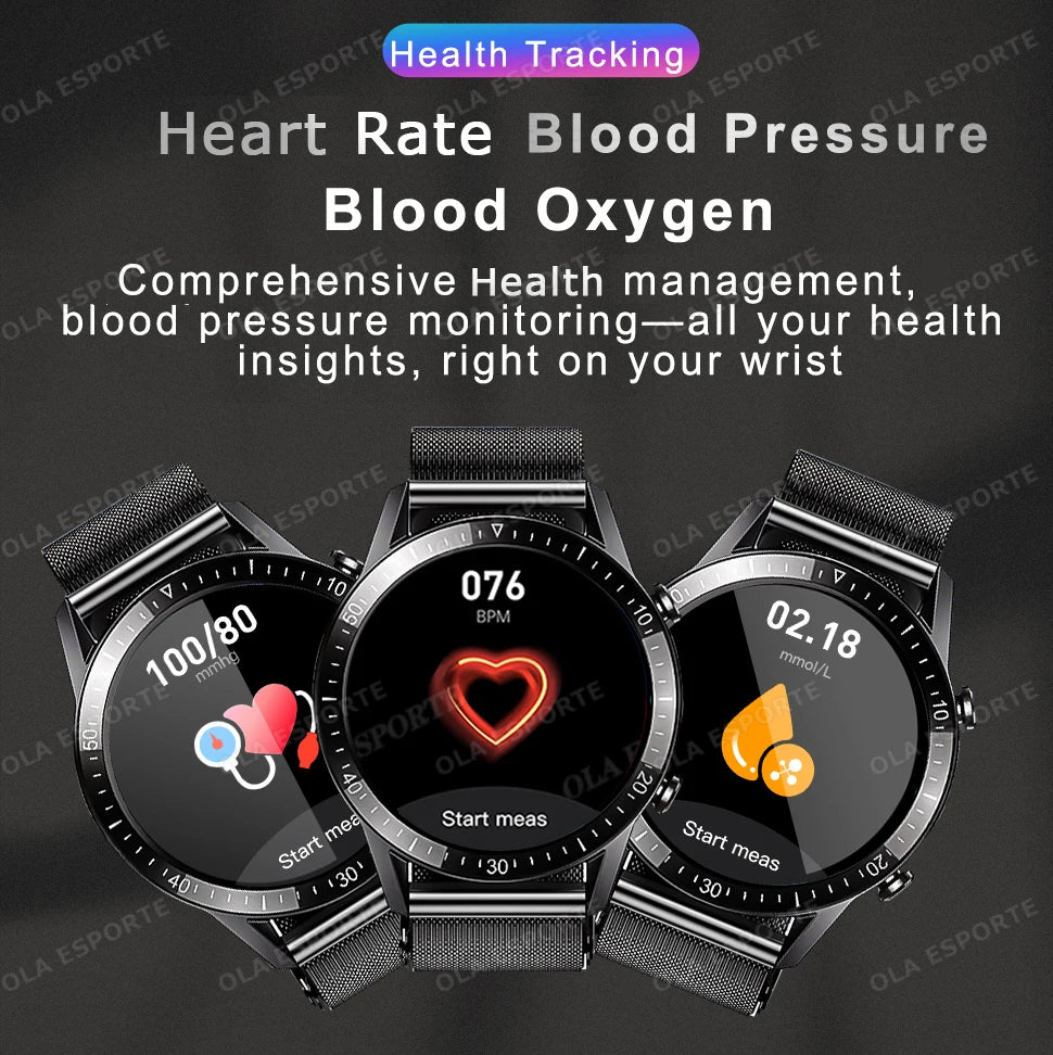 GPS ECG+PPG Bluetooth Call Smart Watch Men 2025 Sports Bracelet Waterproof Custom Watch Face Men SmartWatch For IOS Android HT30