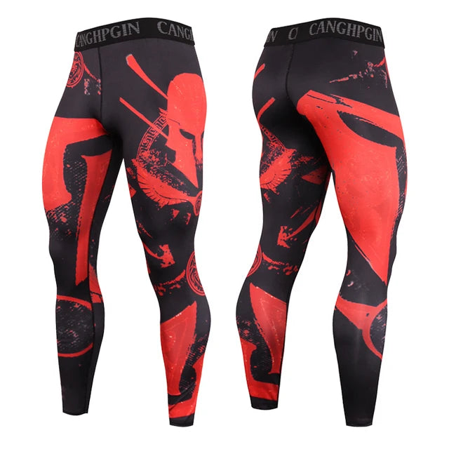 Leggings sportivi da uomo per corsa e allenamento