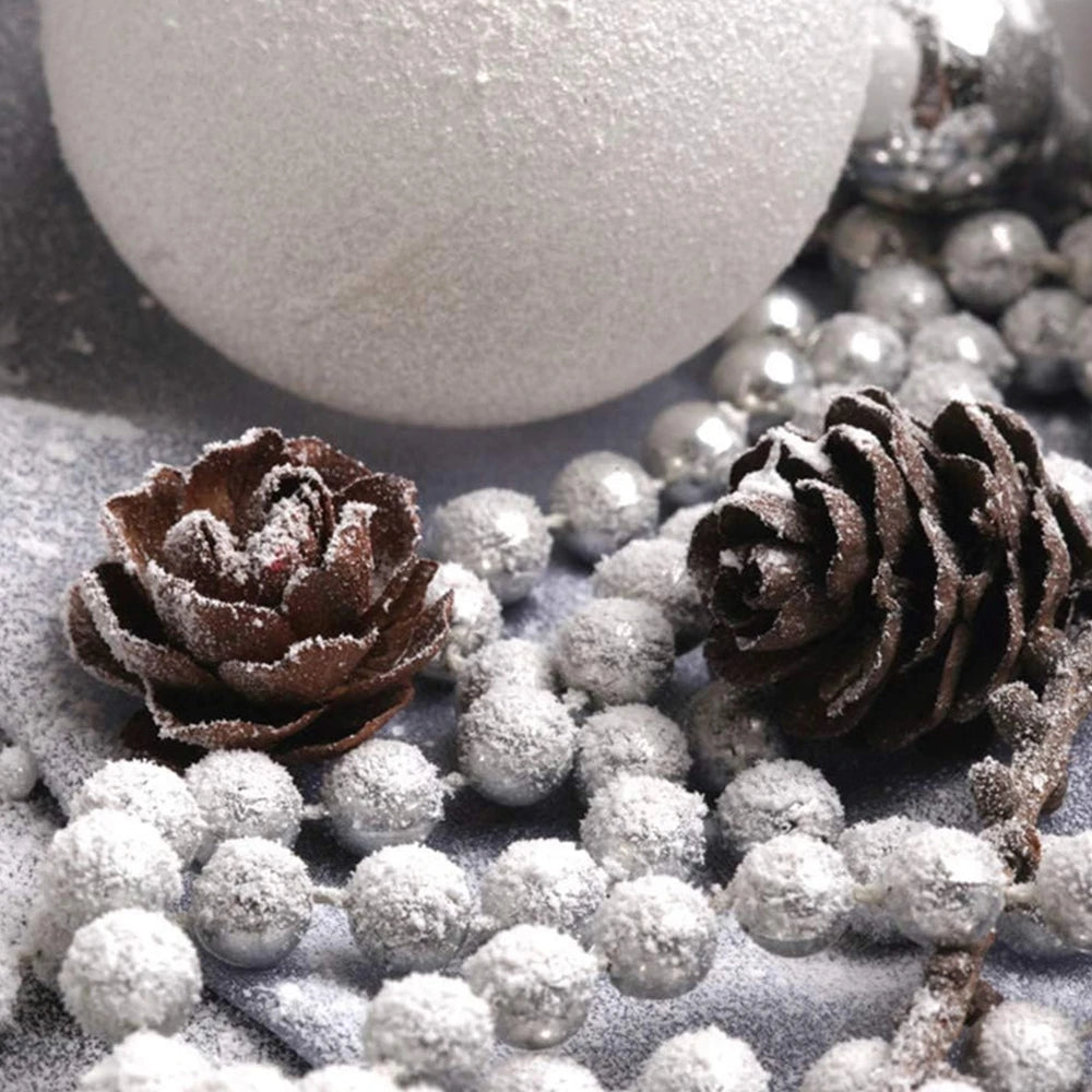 30/60pcs Artificial Plants Pinecone Christmas Tree Fillers Outdoor Wedding Garden Home Table Vase Scrapbook Wall DIY Decorations