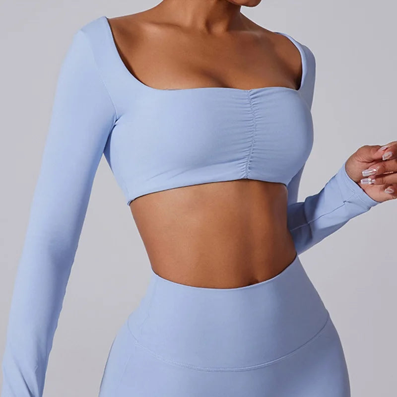 Yoga-Set für Damen, Top und Leggings