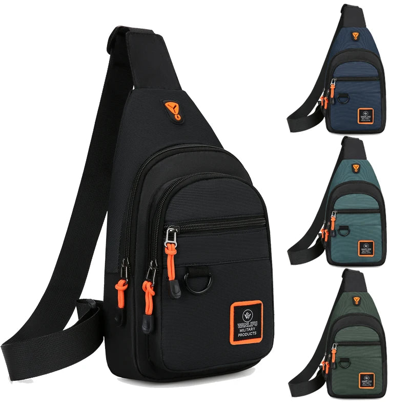Men’s Oxford Fabric Shoulder and Crossbody Bag