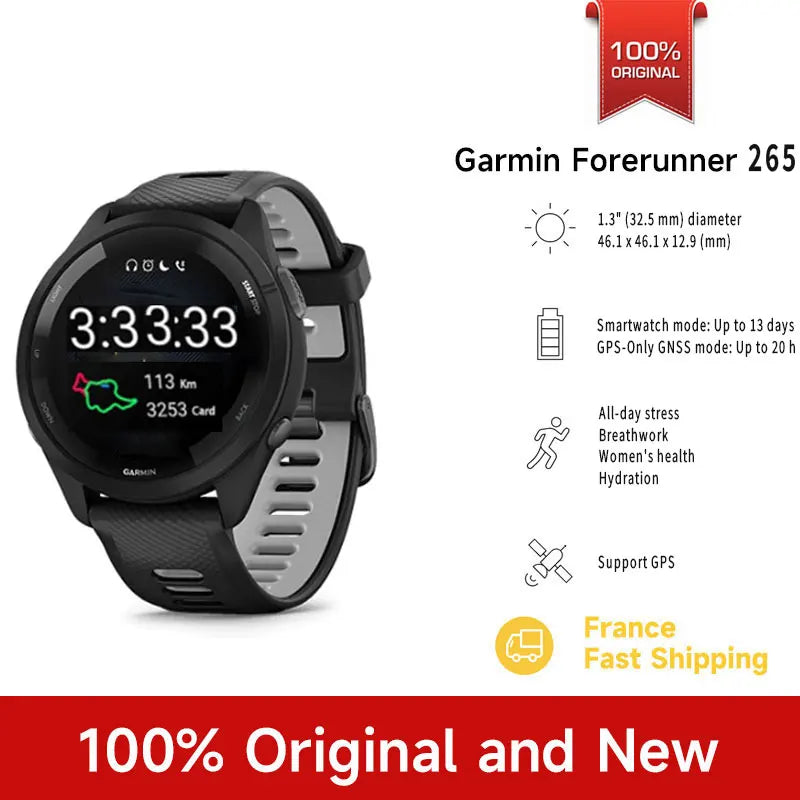Garmin Forerunner 265 garmin watch garmin Sports Watch Outdoor Chinese smartwatch