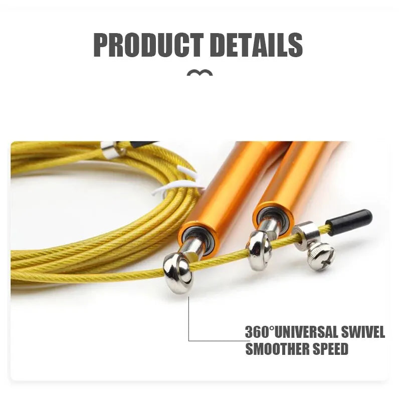 Adjustable 3 m Speed Jump Rope with Aluminum Handles