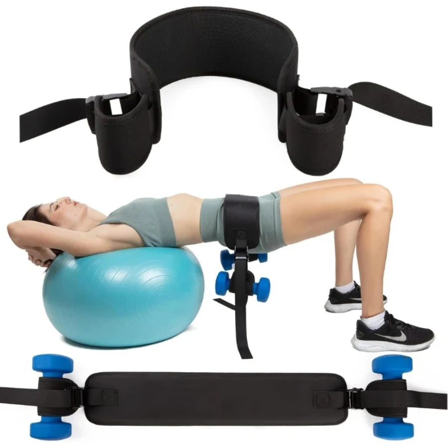 Cintura per esercizi hip thrust con pesi