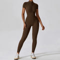 Tuta intera yoga donna SWELTERING con zip