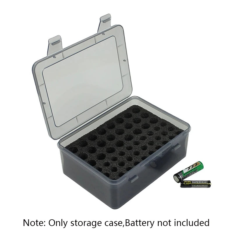 Batterie-Organizer-Halter fasst 54 AA/AAA-Batterien, Batteriekasten für Garage und Zuhause, Schubladen-Organizer und Spender