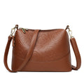 New Solid Genuine Leather Handbag Designer Top Handle Bag Large Capacity Women Messenger Shoulder Bags Luxury Cowhide Female Sac