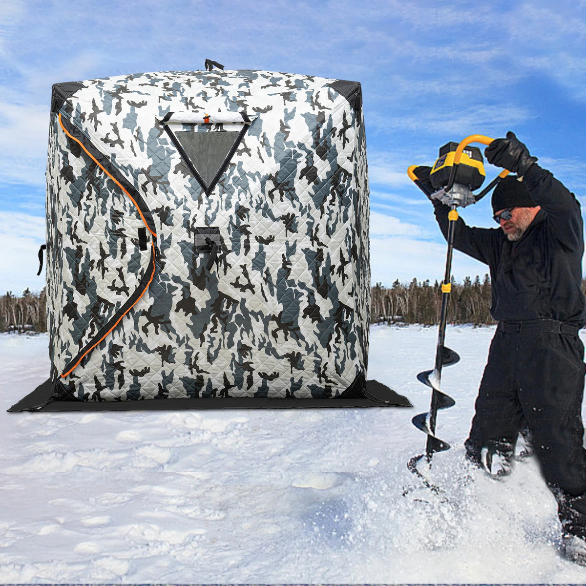 Ice Fishing Shelter Tent for 1–2 People