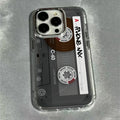 Vintage Cassette Tape Photo Frame Soft Phone Case For iPhone 18 17 16 15 14 13 12 11 Pro Max X XS XR 7 8Plus 16E Shockproof Cove