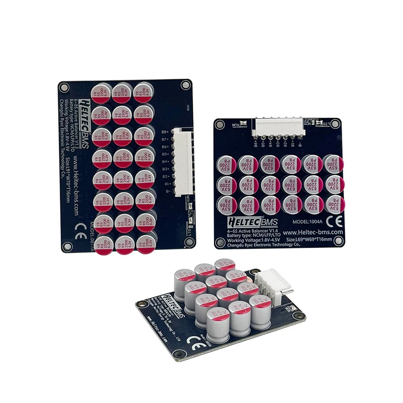 Heltec Großhandel Aktiver Equalizer Balancer 5A 3S-21S 4S 6S 7S 8S 14S 16S 17S  20S 21S LiFePO4/LiPo/LTO Batterie Energiespeicher-Kondensator