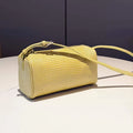 Genuine Leather Cowhide Lizard Pattern Barrel-Shaped Bags For Women Luxury Designer Handbag Purse New In Mini Shoulder Crossbody