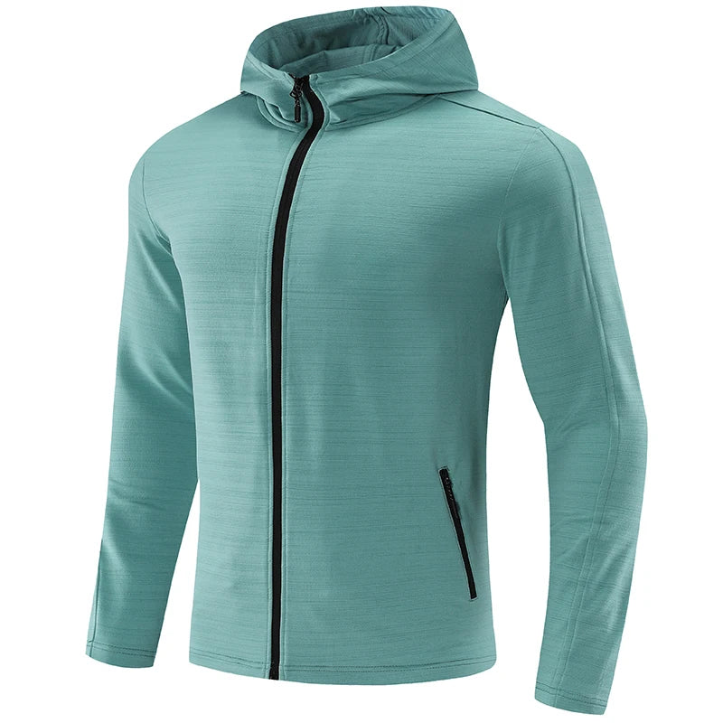 Veste de sport homme, à capuche