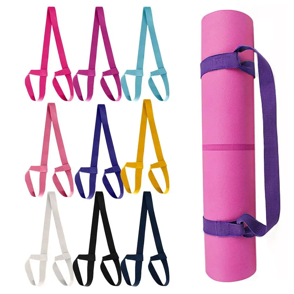 Cotton Yoga Mat Carry Strap and Stretching Belt