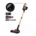 Kabelloser Staubsauger 50KPa 550W Stielstaubsauger mit herausnehmbarem Akku, 45Min Laufzeit, LED-Touchscreen für Tierhaare Teppich Boden