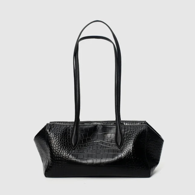 Luxury Handbags Underarm Bag Shoulder Bag Women Bags New Fashion 2026 Genuine Cowhide Leather Large Crocodile Pattern Tote Bag