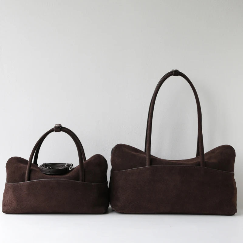 Vintage Suede Shoulder Bags Women Luxury Bags Designers Leather Fashion Rectangular Top handle Bags 2026 Autumn Winter