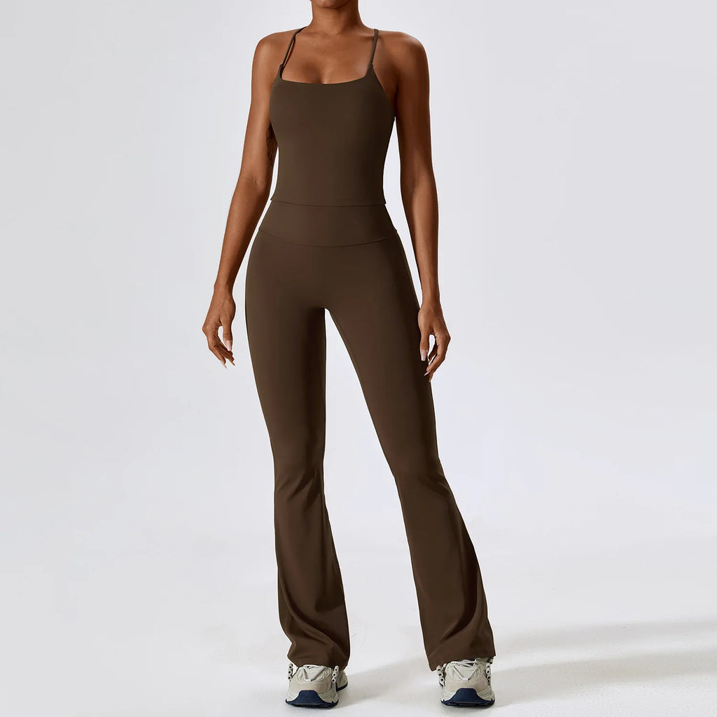 Ensemble yoga femme, 2 pièces, haut et legging