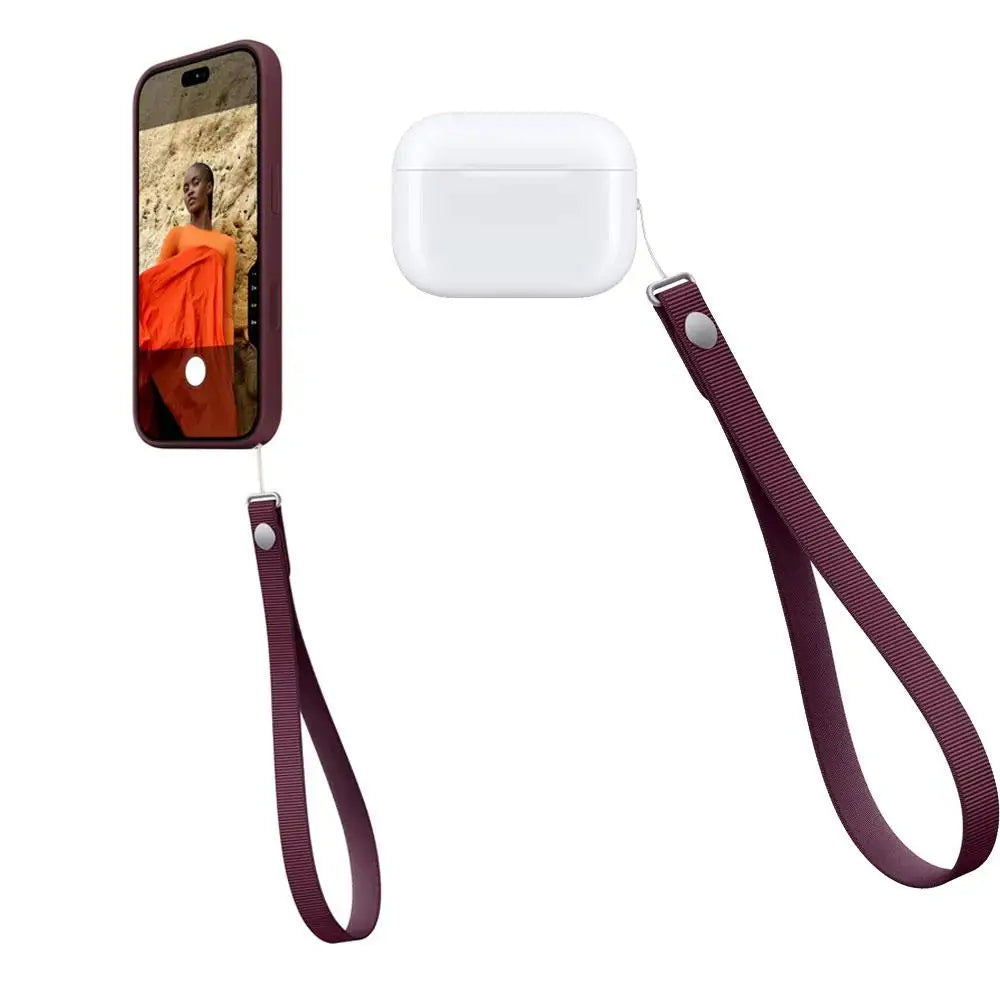 High-quality Tech Nylon Woven Original Universal Magnetic Wrist Strap for iPhone 18/18 Pro Max Duo 17 Pro 16 Rope