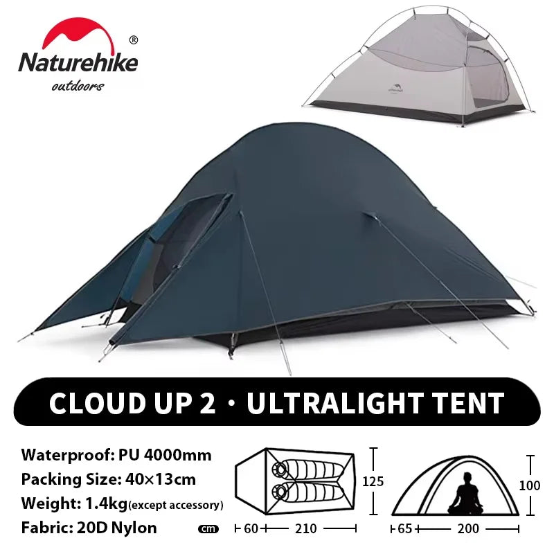 Tenda da trekking Naturehike Cloud Up per 2 persone