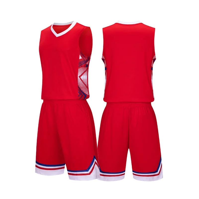 Adult Kid Basketball Jersey Youth Quick-drying Breathable Unisex Team Training Uniform Shirt Sportswear Child Tracksuit Outfit