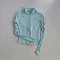 Giacca sportiva donna aderente con zip