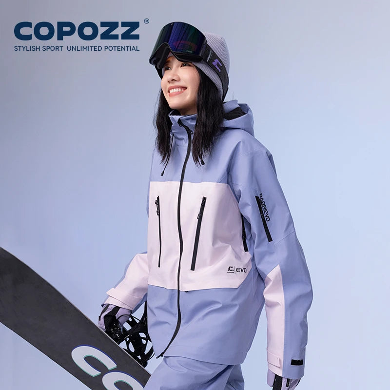 Giacca da sci COPOZZ 24304 con cappuccio