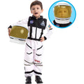 JOYFY Astronaut Costume with Helmet, Space Suit for Toddlers and Kids, Astronaut Halloween Costume for Cosplay