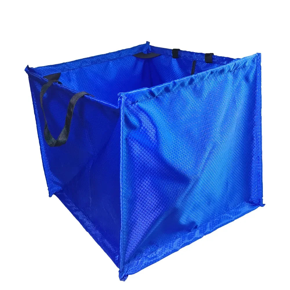 3 Color Nylon Folding Cube Rock Climbing Arborist Throw Line Rope Foldable Storage Bag for Camping Hiking Climbing Accessory