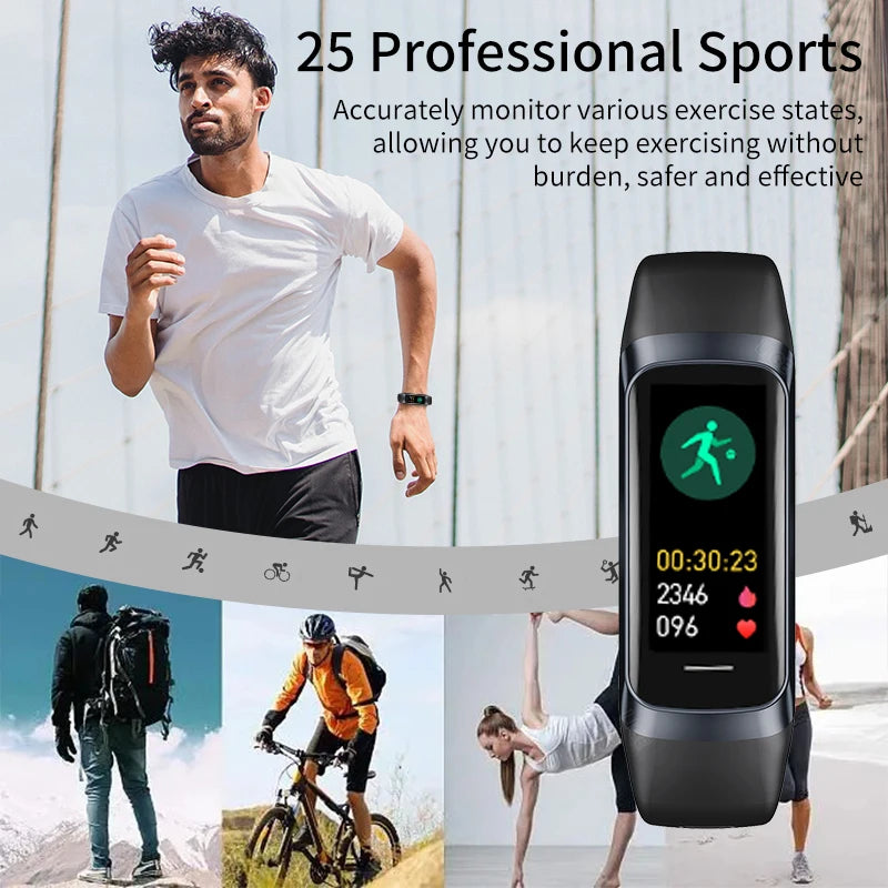 LIGE AMOLED Bluetooth Smartwatch