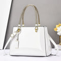 2026 Light Luxury Fashion Lacquer Leather Handbag Large Capacity Ladies Casual Shoulder Crossbody Bag Bright Face Women's Bag