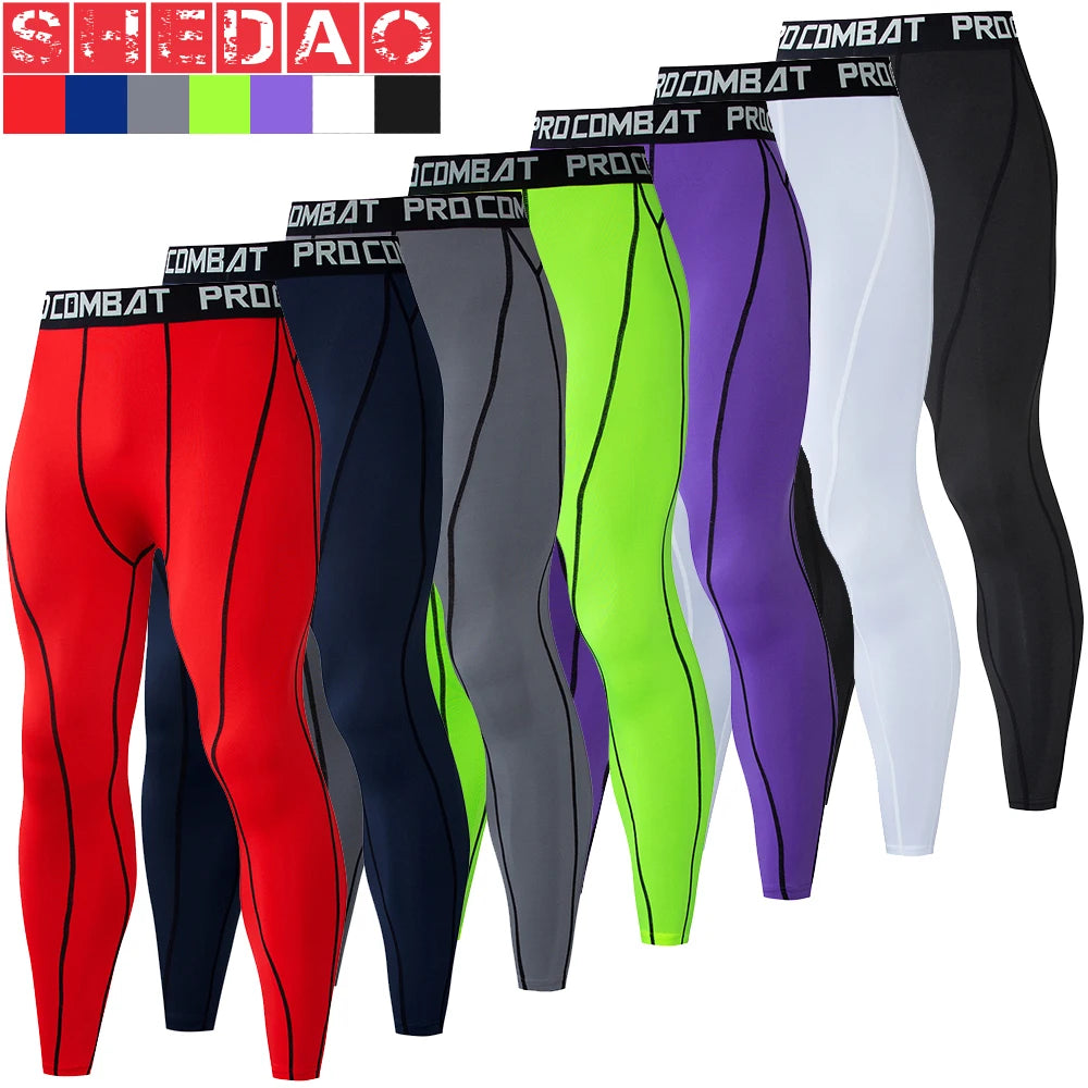 Men’s Running Tights and Compression Sports Pants