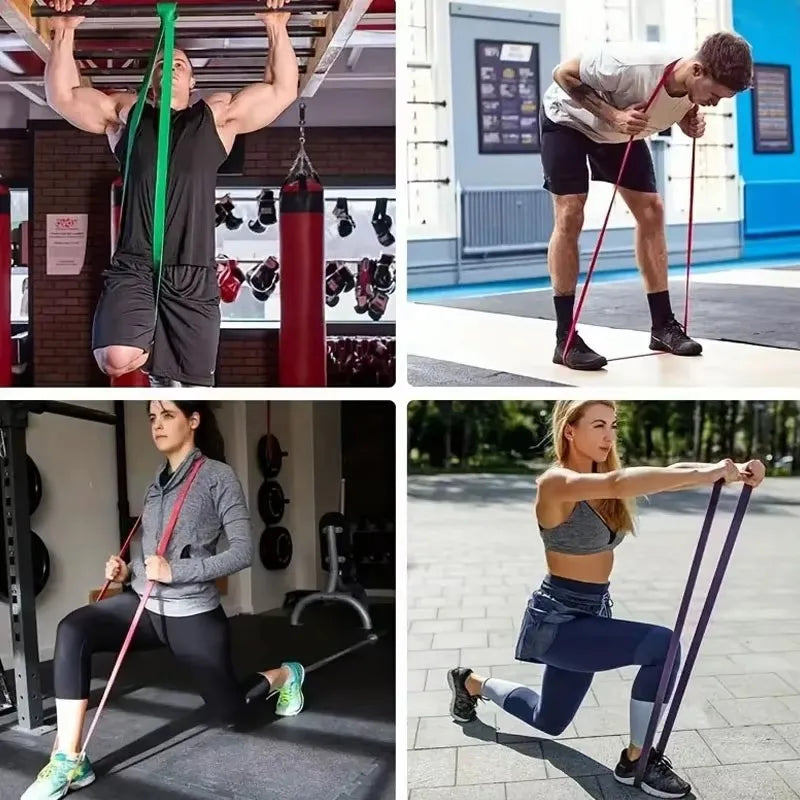 Set da quattro bande elastiche per allenamento