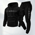 Pants Sets for Men Clothing letter printed sportswear set men's hooded sweatshirt long pants set spring autumn& winter warm suit