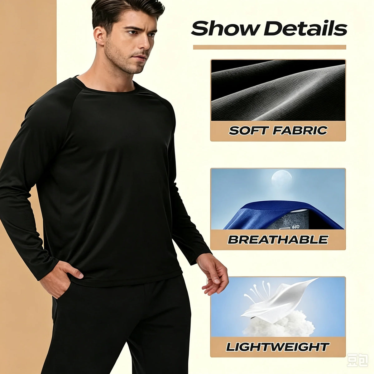Maglia MIEYCO uomo a maniche lunghe per outdoor