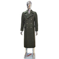 Nerazzurri Autumn Winter Long Luxury Elegant Chic Thick Warm Woolen Polo Coat for Men Double Breasted Wool & Blends Overcoat
