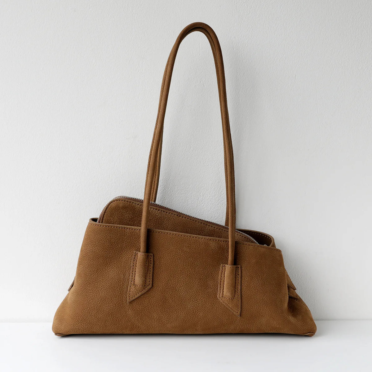 Genuine Leather Irregular Underarm Bag For Women Luxury Designer Handbag And Purse 2026 New In Vintage Frosted Cowhide Shoulder